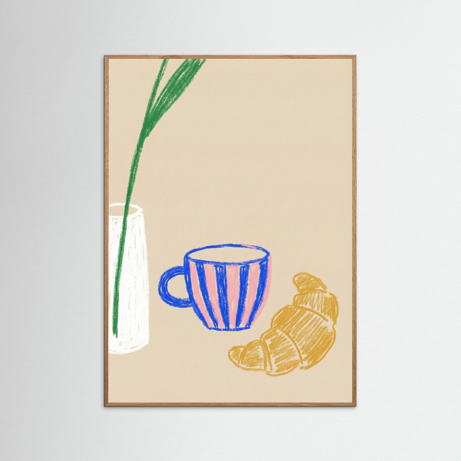 Oak Nature Blue Moka Still Life