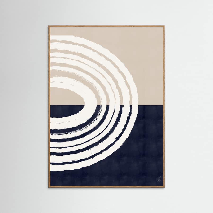 Blue Rainbow Poster – poster and art print