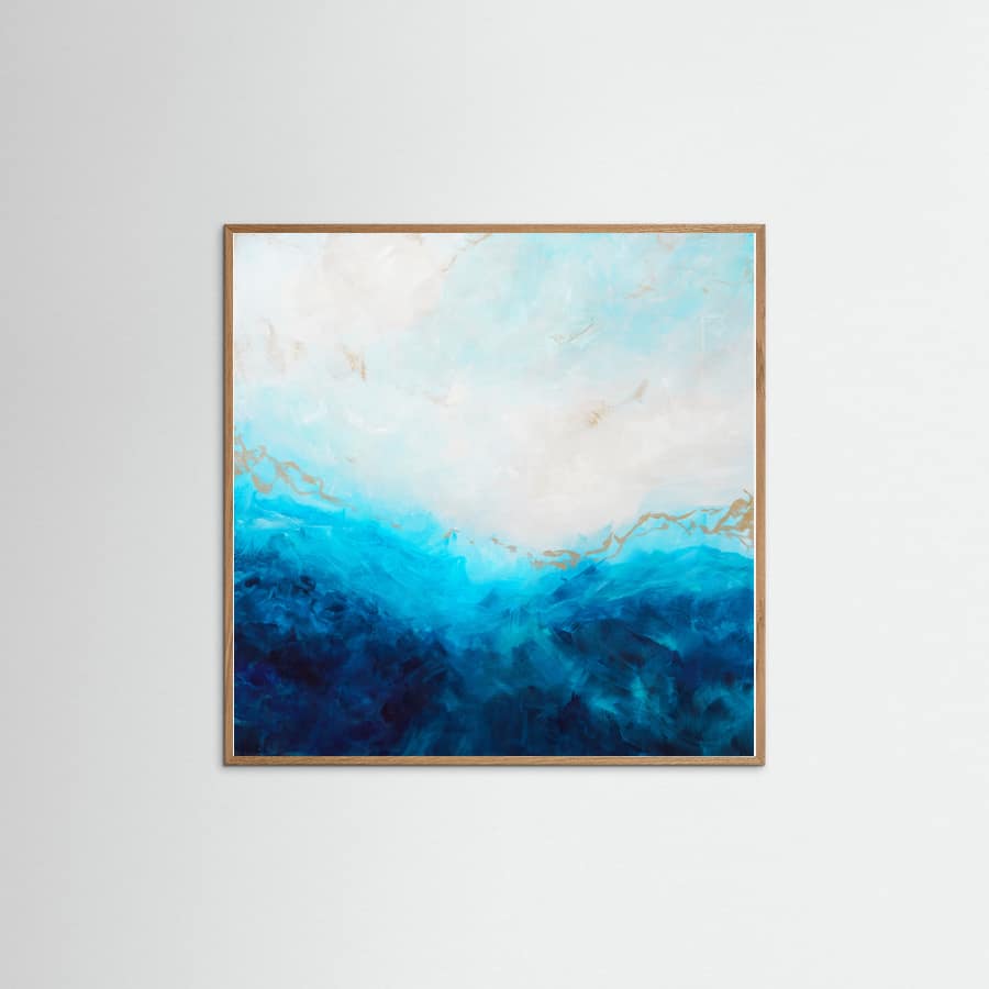 Blue Sea, golden Sunlight 1 Poster