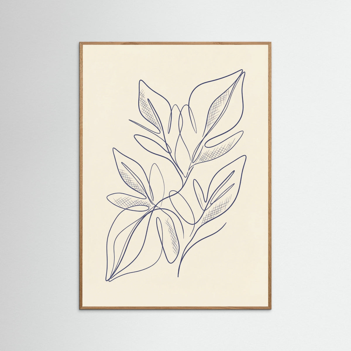 Oak Nature Blue Still Contemplation