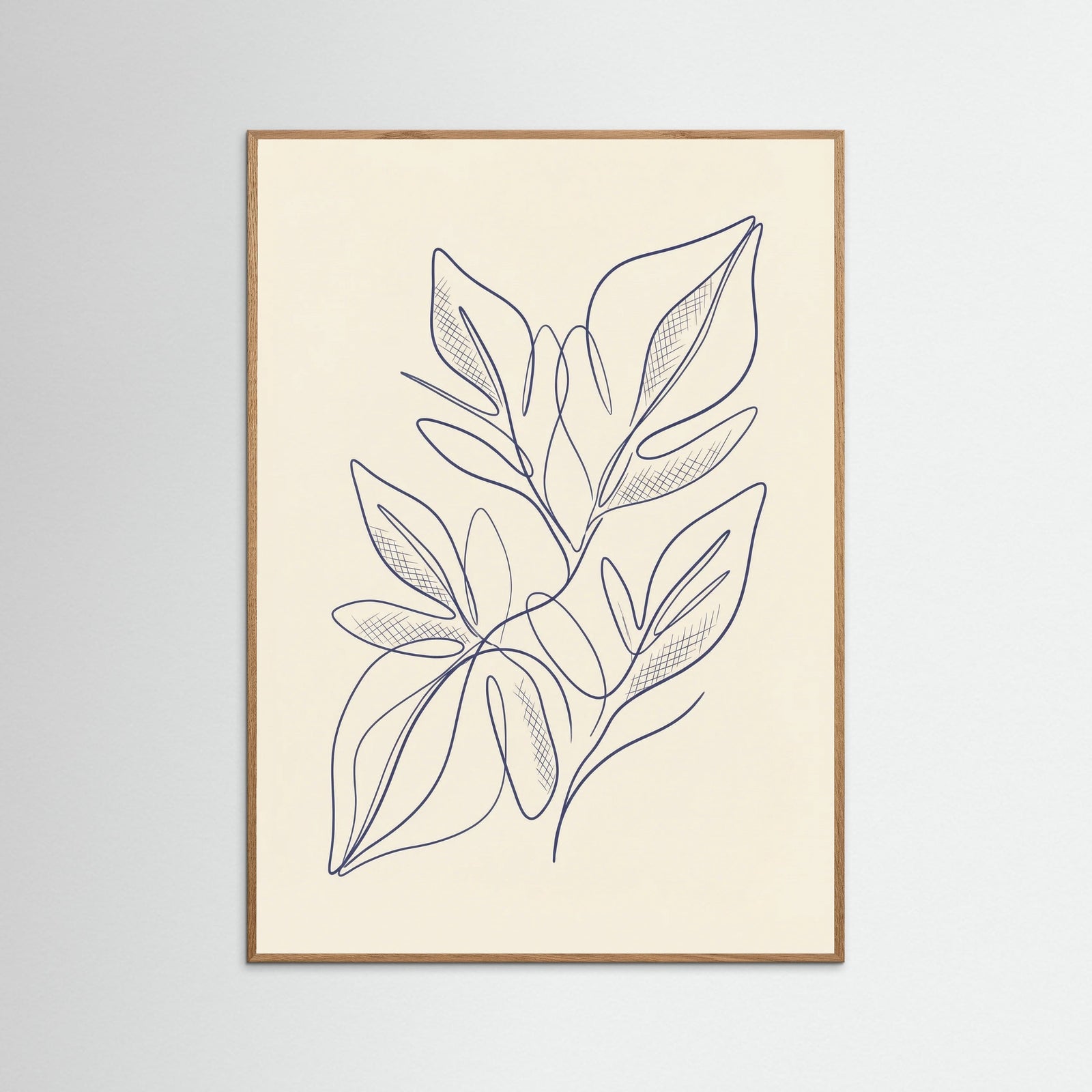 Oak Nature Blue Still Contemplation