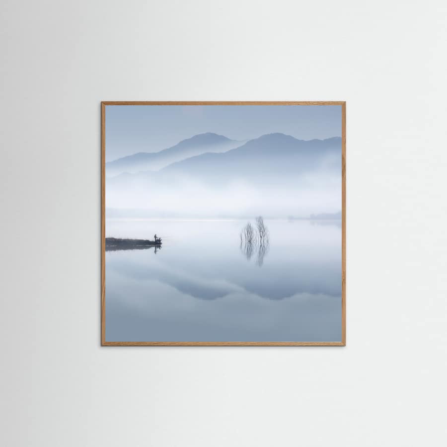 Blue silence Poster – poster and art print