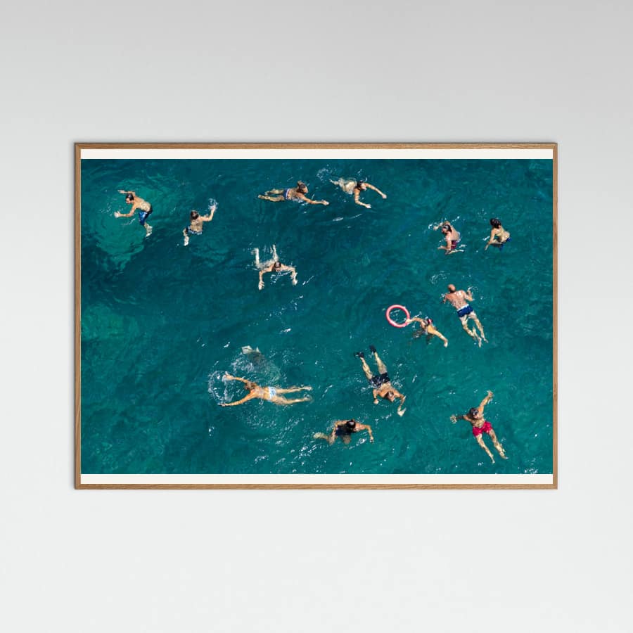 Poster Blue water swim – poster e stampa artistica