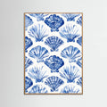 Blueshellpattern Poster – Poster und Kunstdruck