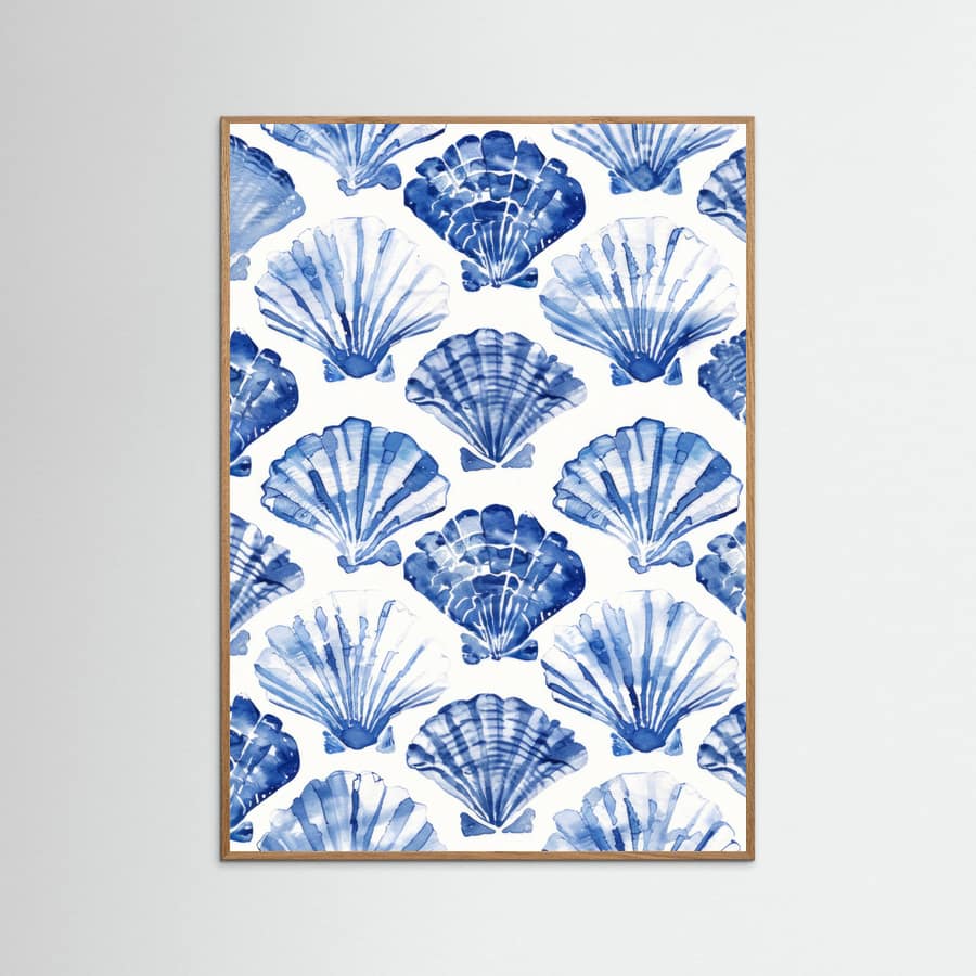 Poster Blueshellpattern