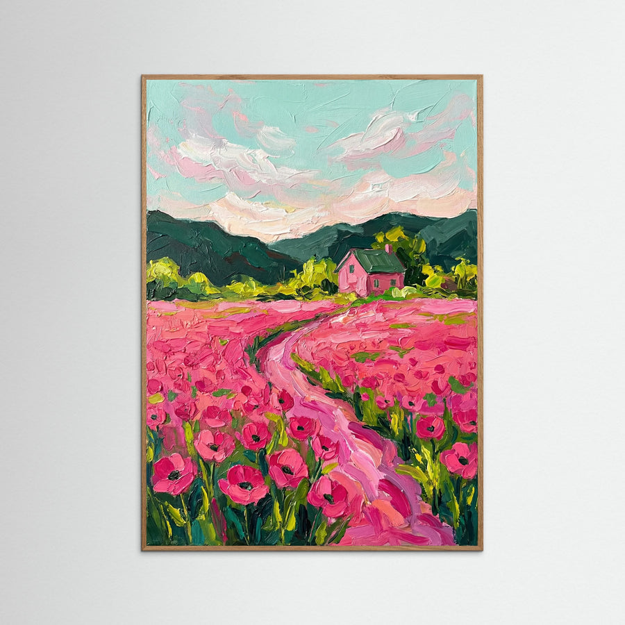 Blushing Vineyard Lane