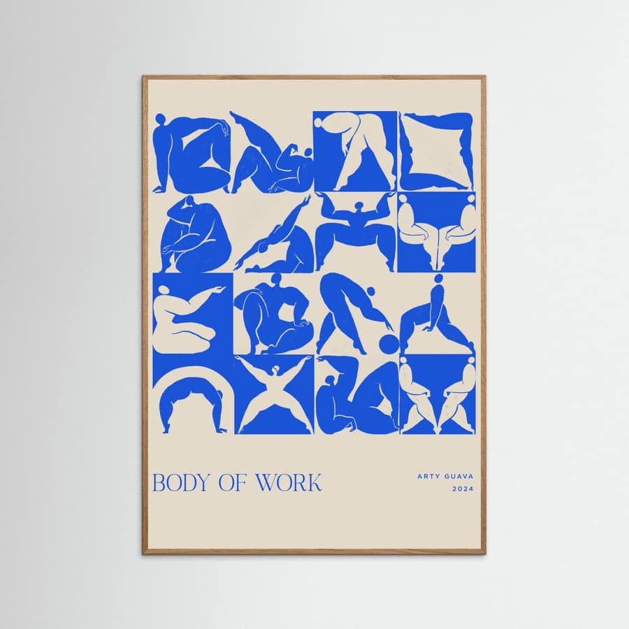 Body of Work (blue) Poster