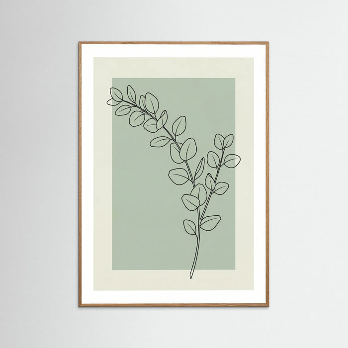 Oak Nature Bohemian Floral Sketch