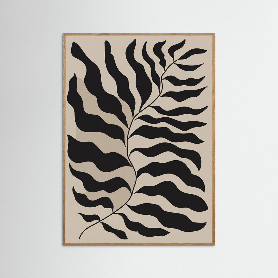 Bohemian Frond Abstract