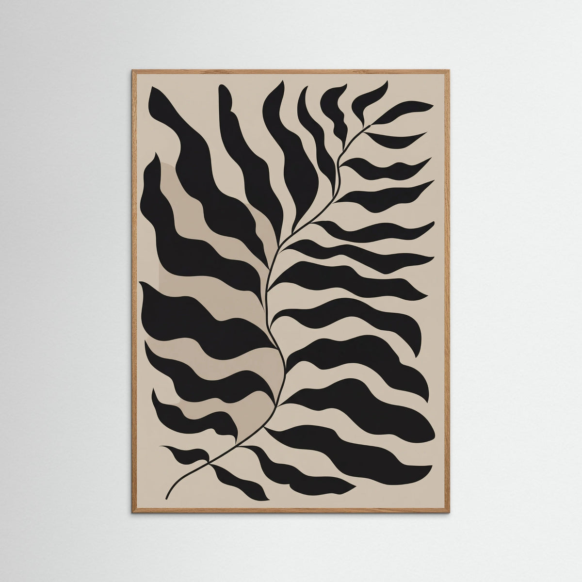 Oak Nature Bohemian Frond Abstract