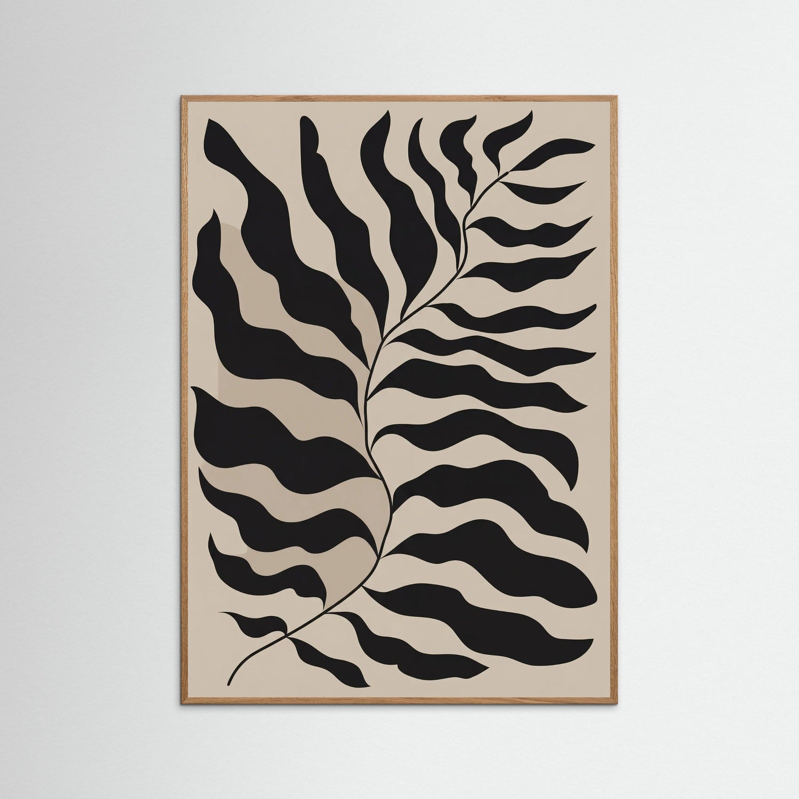 Oak Nature Bohemian Frond Abstract