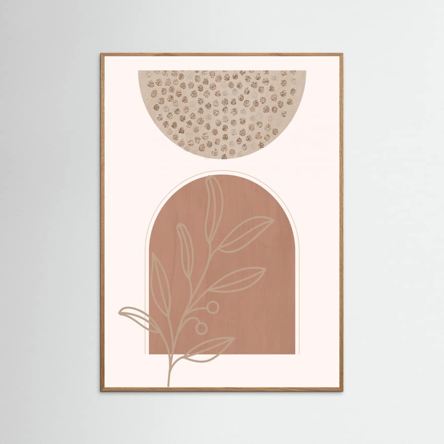 Póster Boho Beige 2