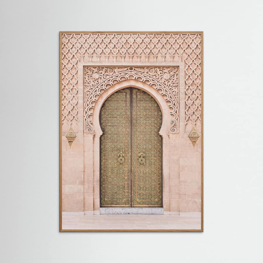 Boho Door Poster – poster and art print