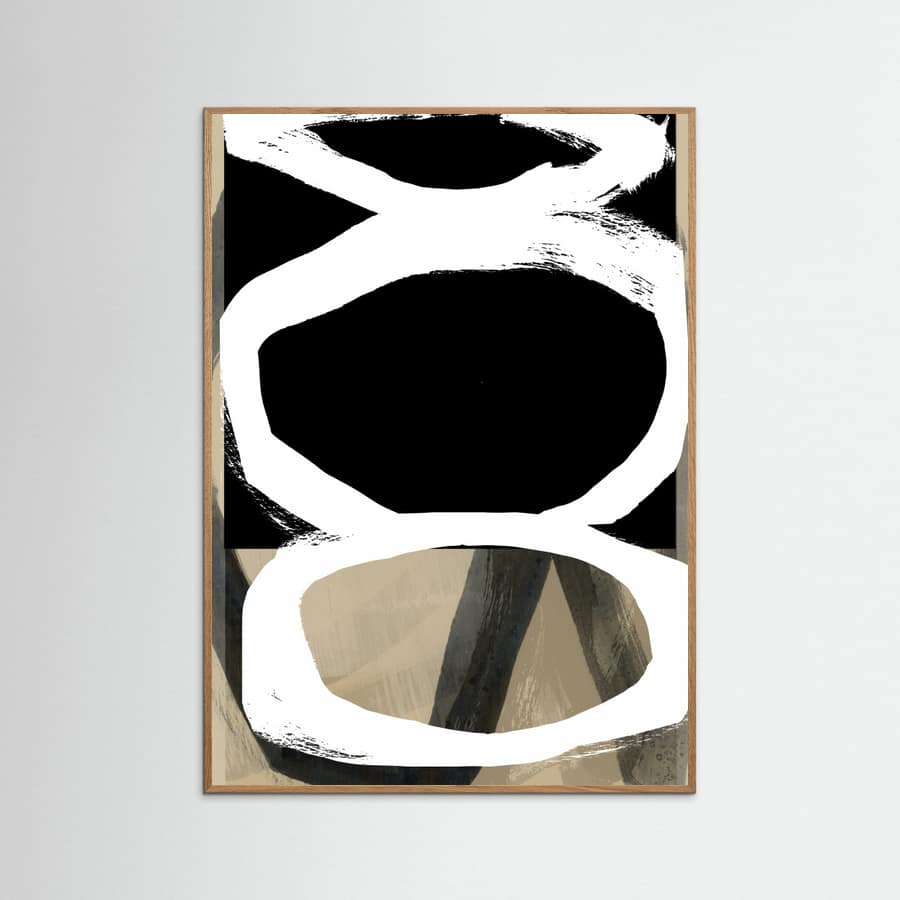 Poster Bold Black On White No4 – poster e stampa artistica