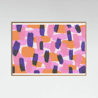 Oak Nature Bold Color Strokes Poster