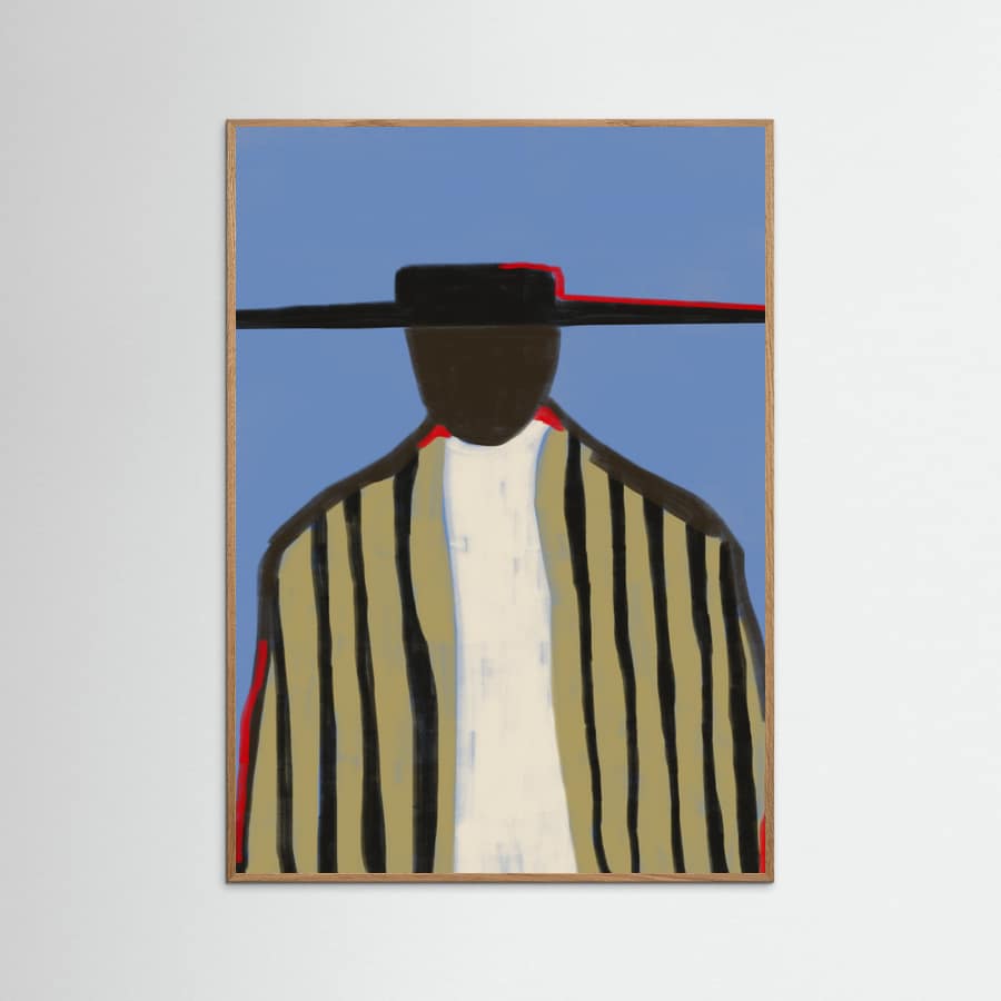 Poster Bold Hat and Stripes New Mexico Style