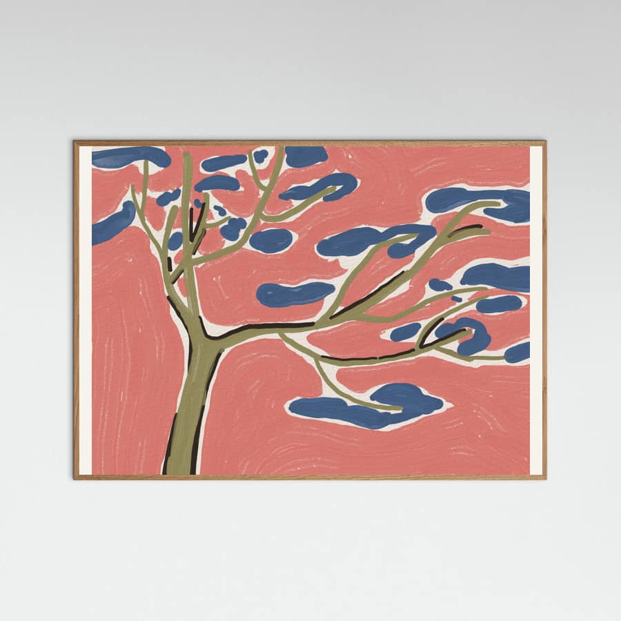 Póster Bonsai tree fine art painting – póster e impresión artística