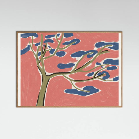 Oak Nature Bonsai tree fine art painting Poster