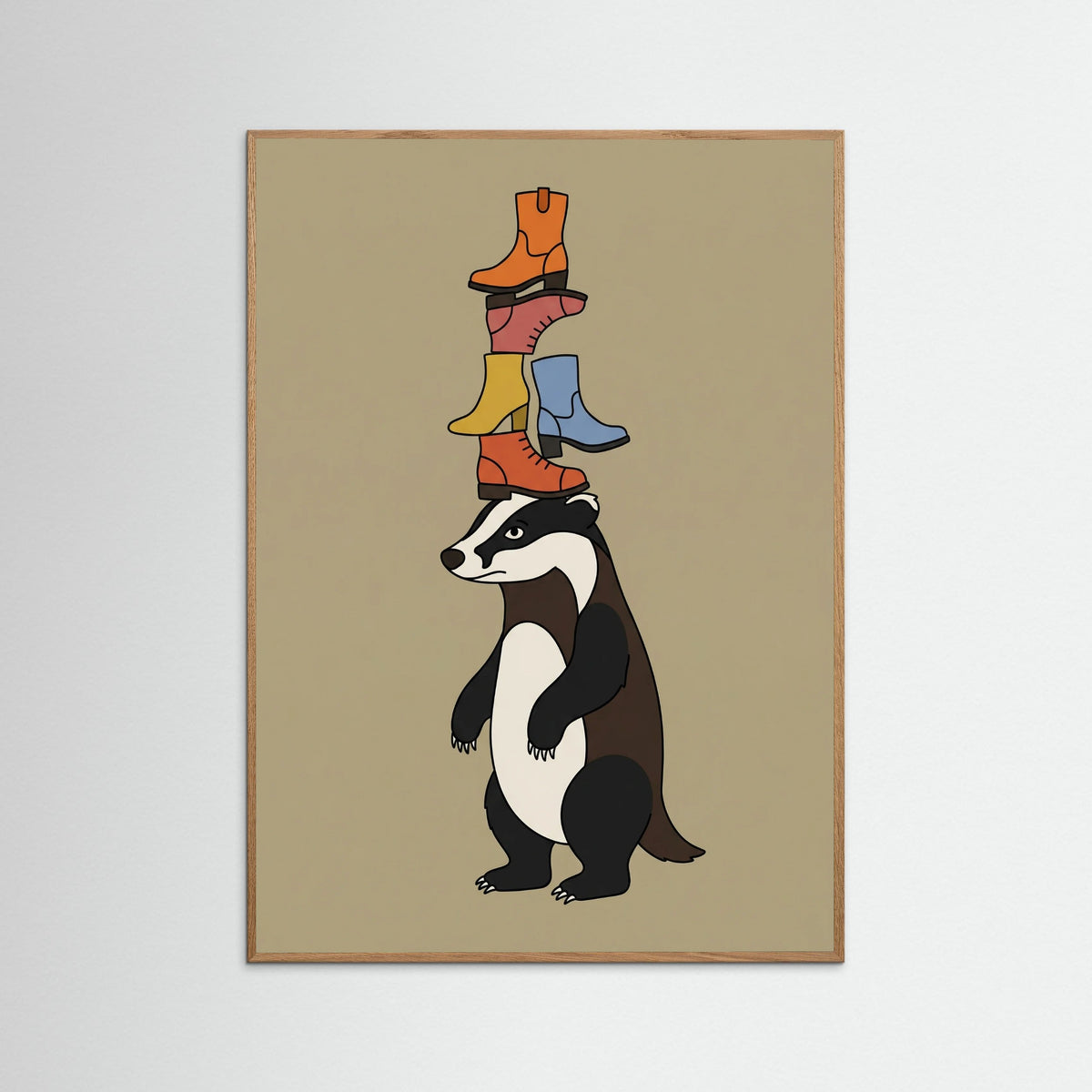 Oak Nature Booted Feline Strut