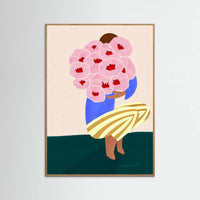 Oak Nature Bouquet of Flowers Poster