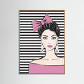 Bow Girl Poster – Poster und Kunstdruck