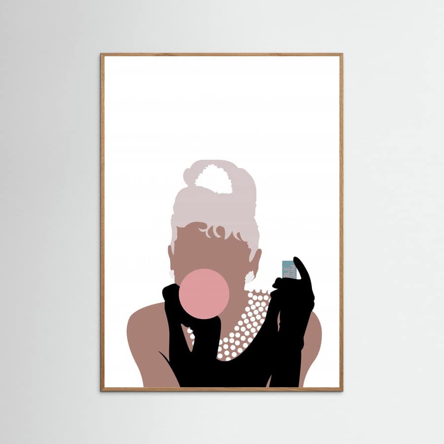 Bubblegum Girl Poster – Poster und Kunstdruck