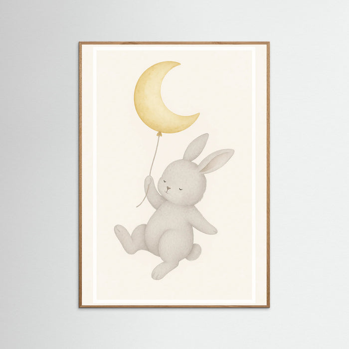 Oak Nature Bunny Moon Balloon