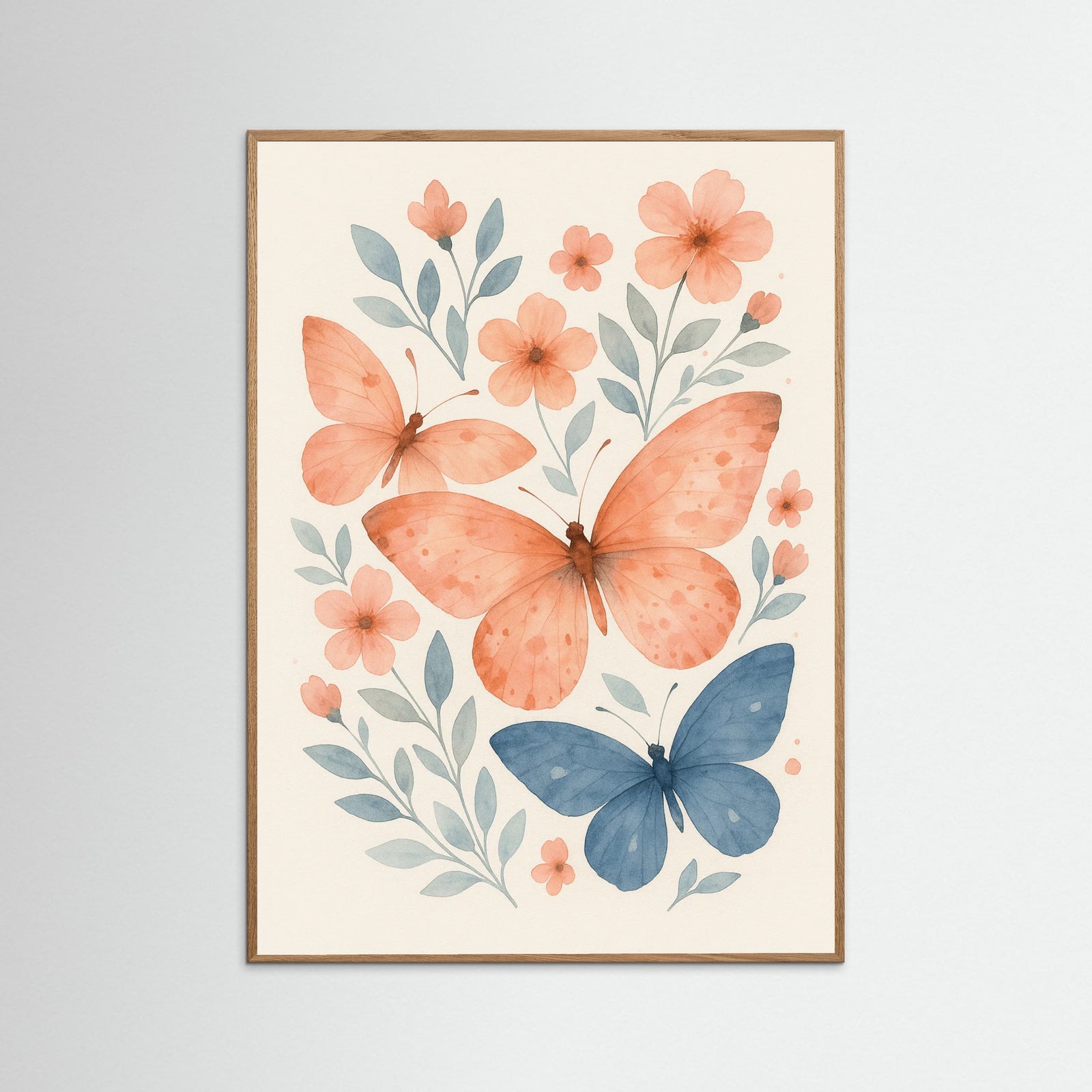 Oak Nature Butterfly Blossoms