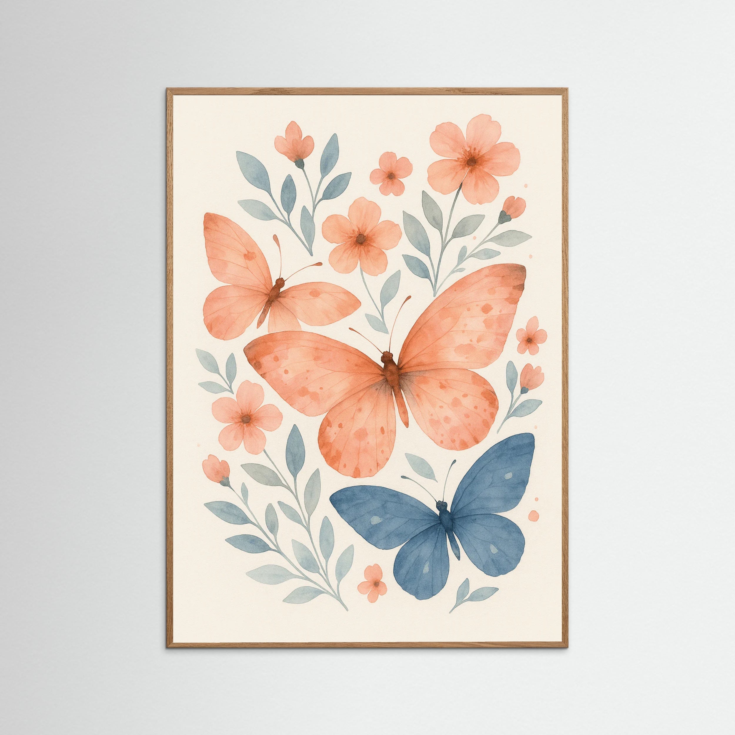 Oak Nature Butterfly Blossoms
