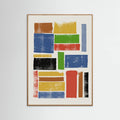 COLOR LINO CUT COMPOSITION Poster – plakat og kunsttryk