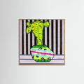 Oak Nature Cactus In a Green Pot Poster