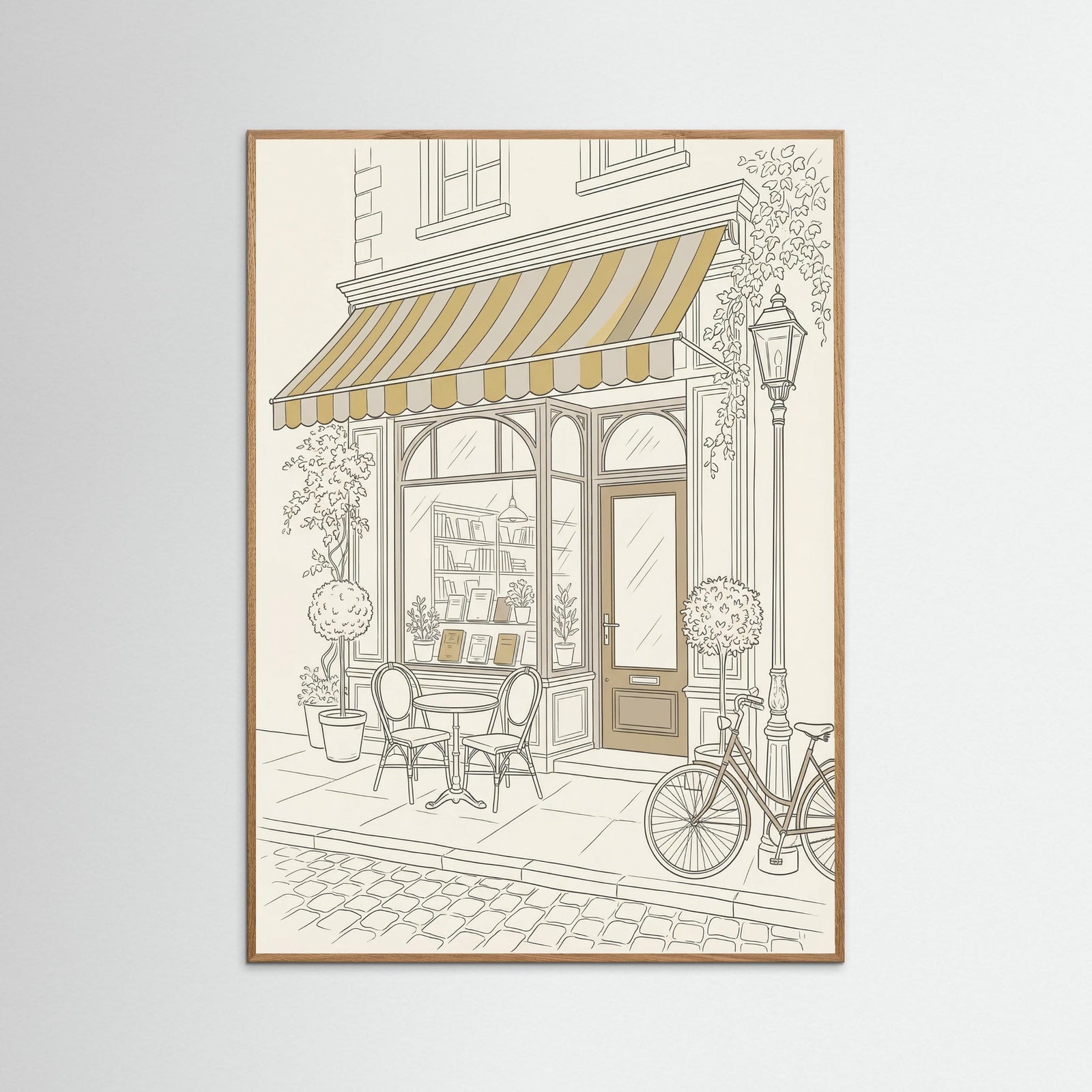 Oak Nature Cafe Serenity Sketch