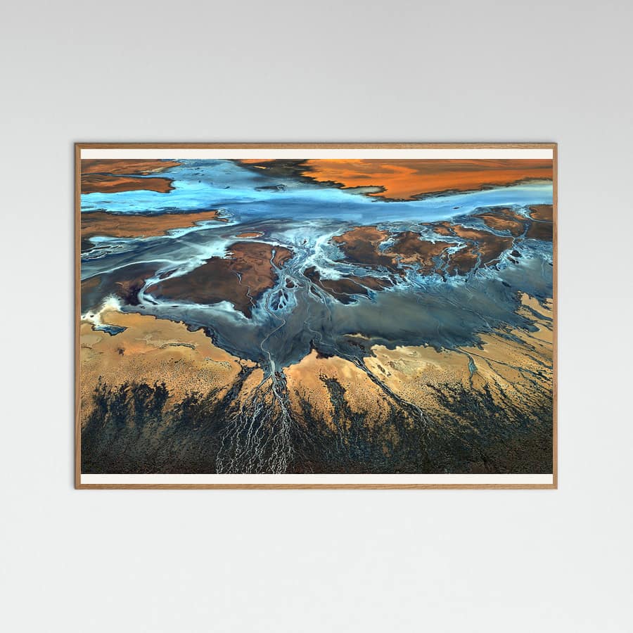 Poster California Aerial - The Desert From Above