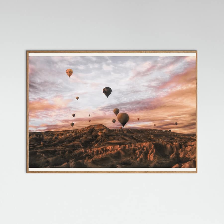 Cappodocia Hot air Balloon -juliste – juliste ja taidepainatus