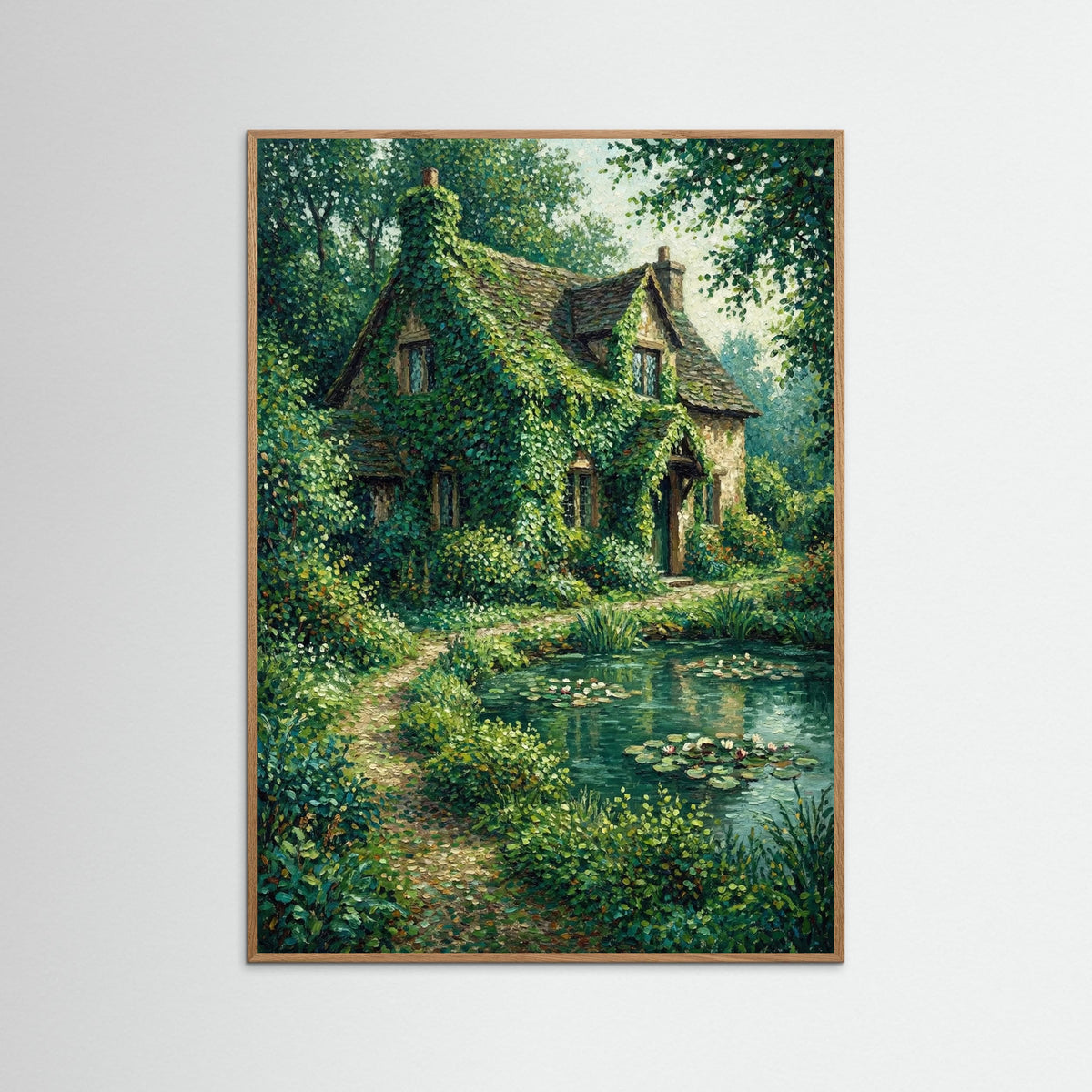 Oak Nature Castle by Lake