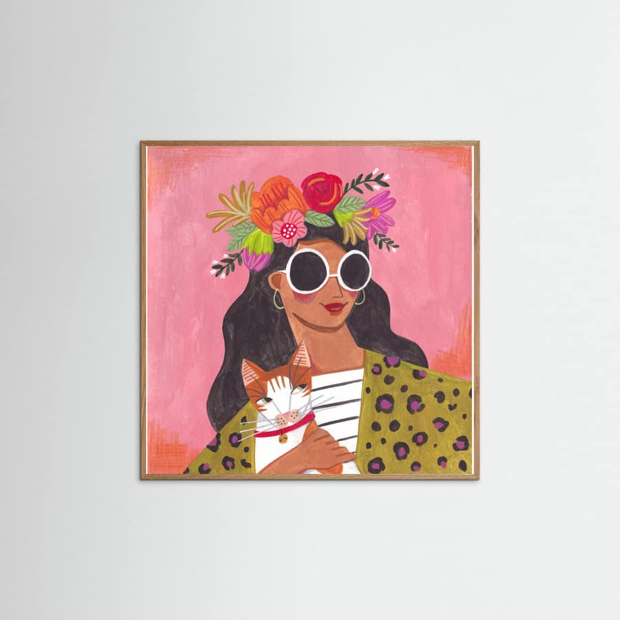 Cat lady Poster
