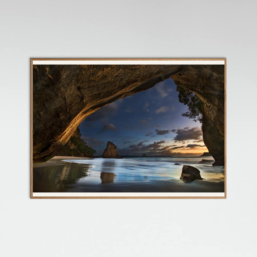 Cathedral Cove Poster – poster and art print