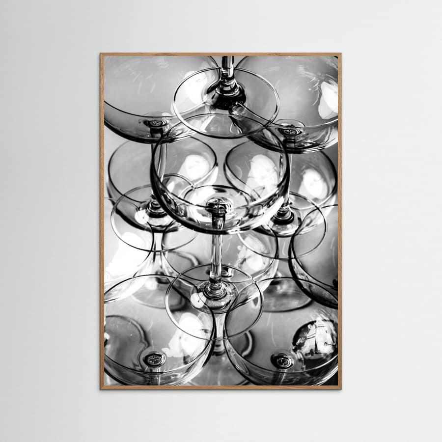 Champagne tower_8 Poster