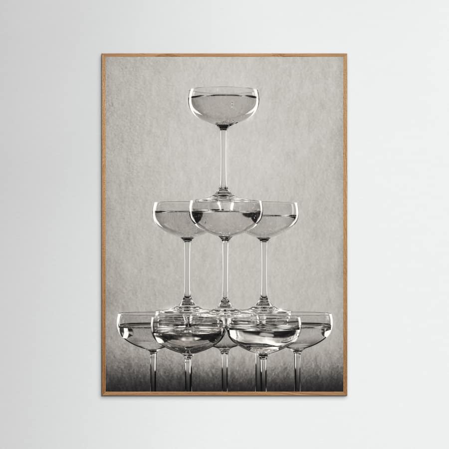 Champagne tower_9 Poster