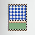 Oak Nature Checkered Rothko Inspiration Poster