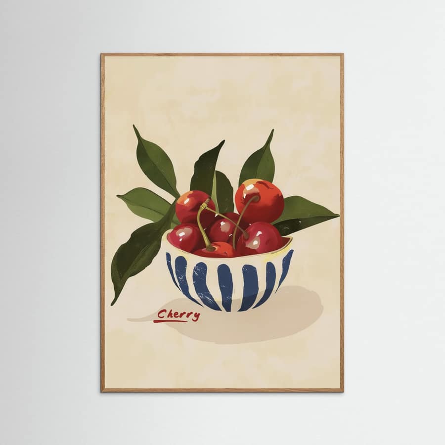 Cherry Poster – plakat og kunsttryk