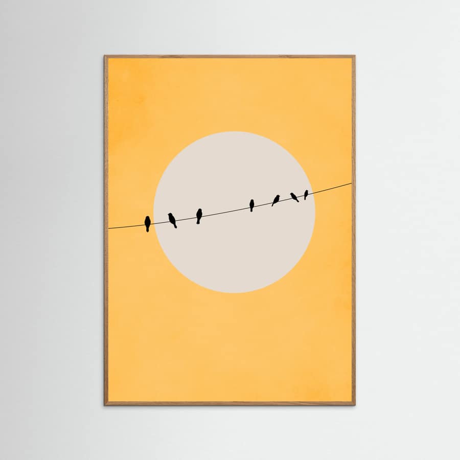 Chirping and Chilling Poster – poster and art print
