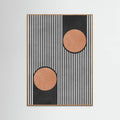 Circles on black background 2 Poster – poster and art print