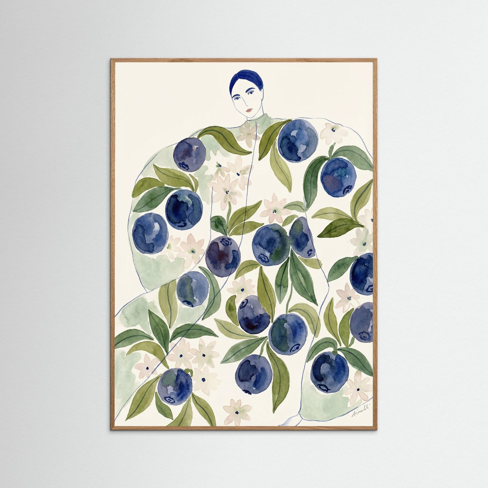 Oak Nature Citrus Kimono Elegance