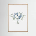 Coastal Bouquet With Bow Poster – poster and art print
