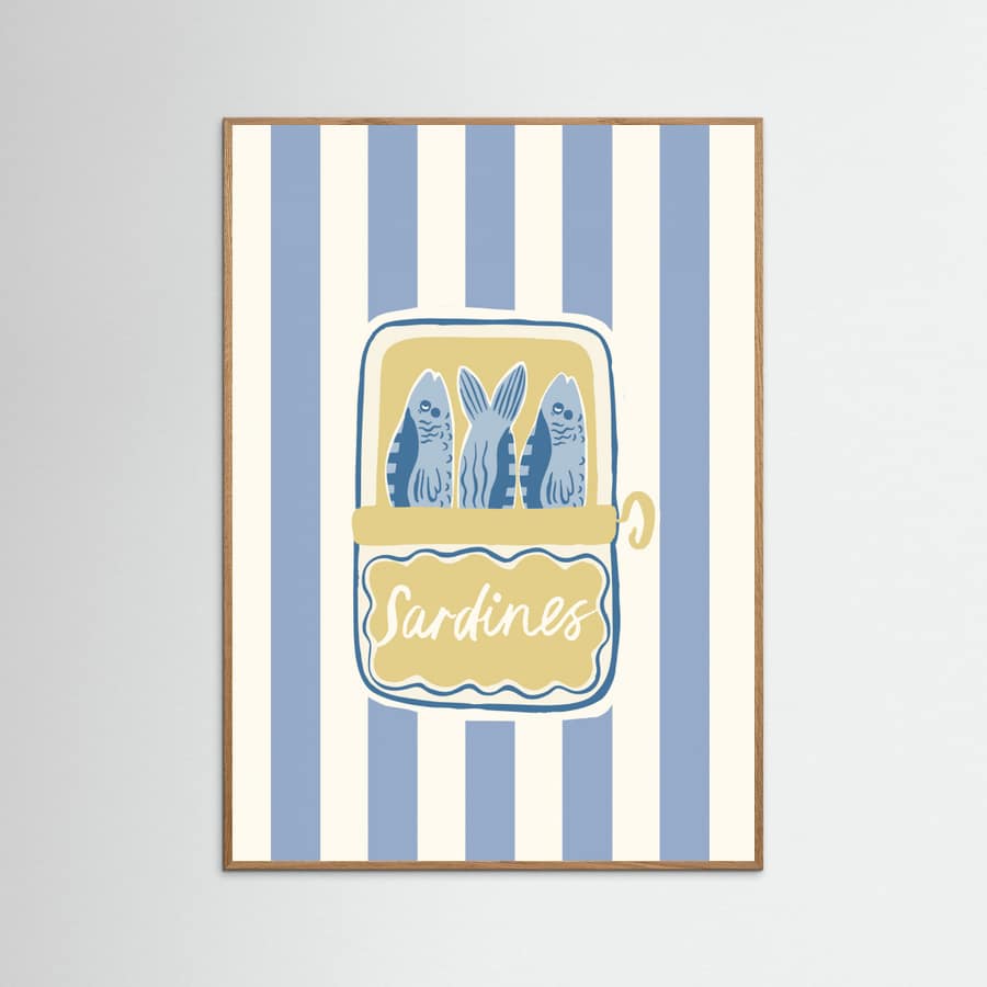 Coastal Sardines Poster