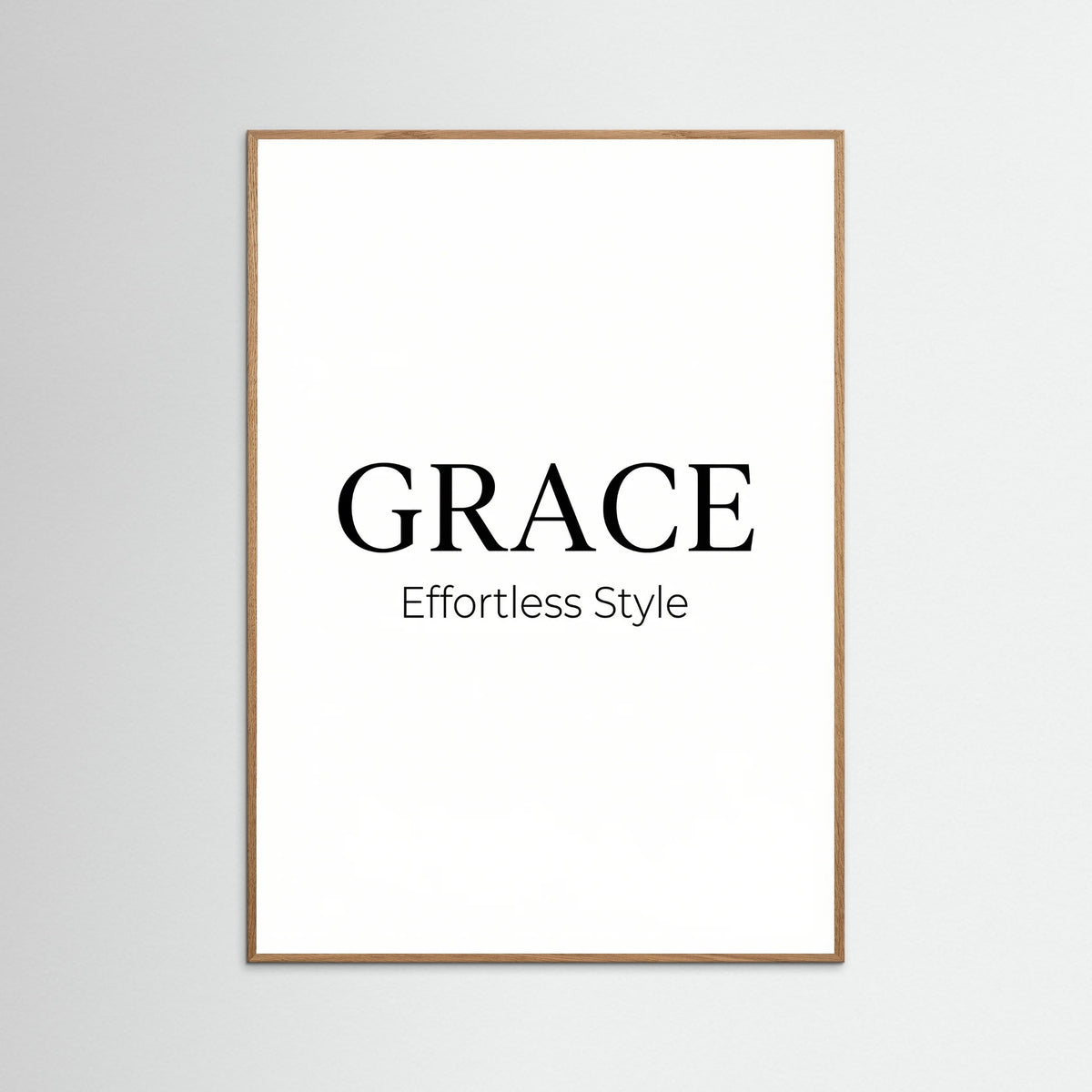 Oak Nature Coco Chic Typography
