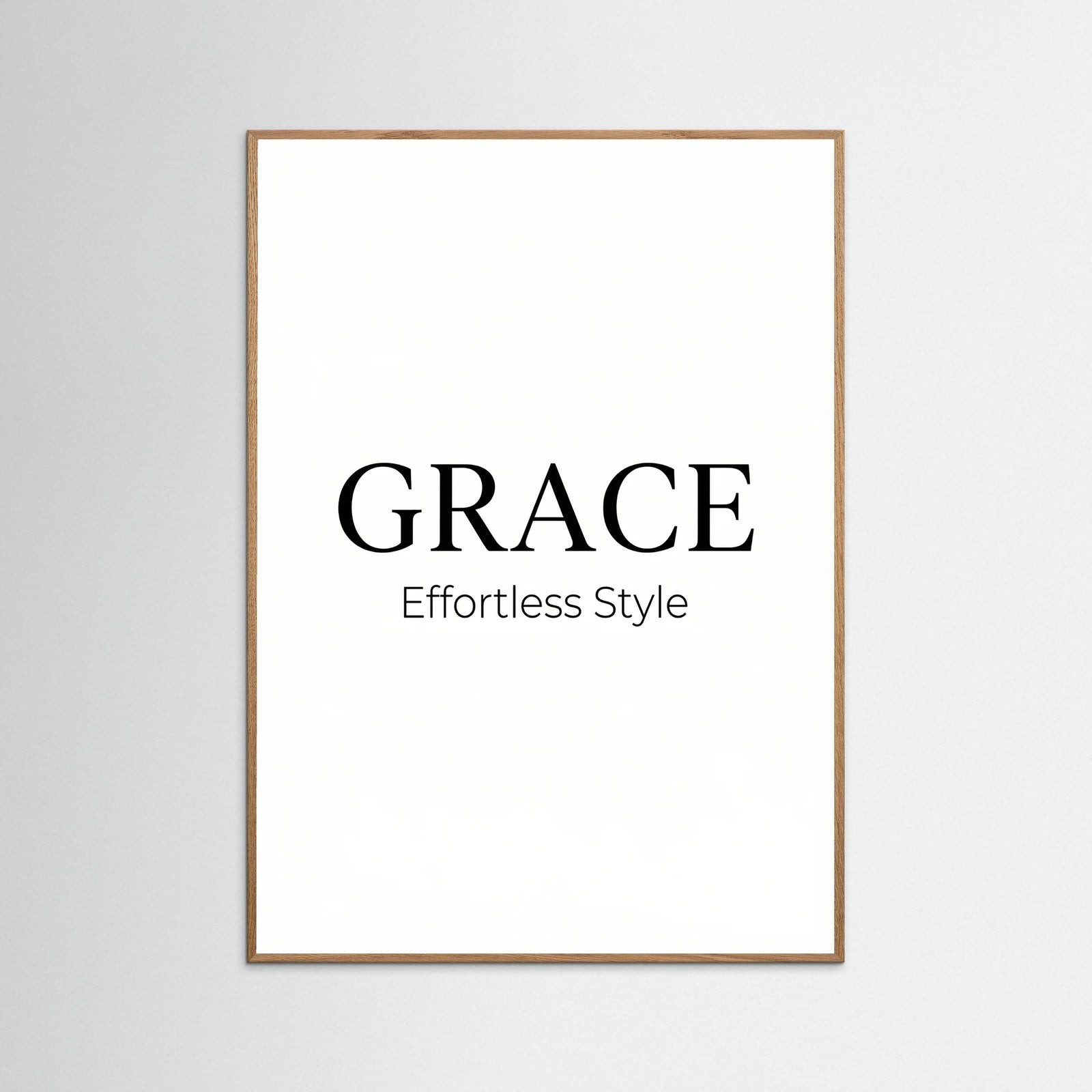 Oak Nature Coco Chic Typography