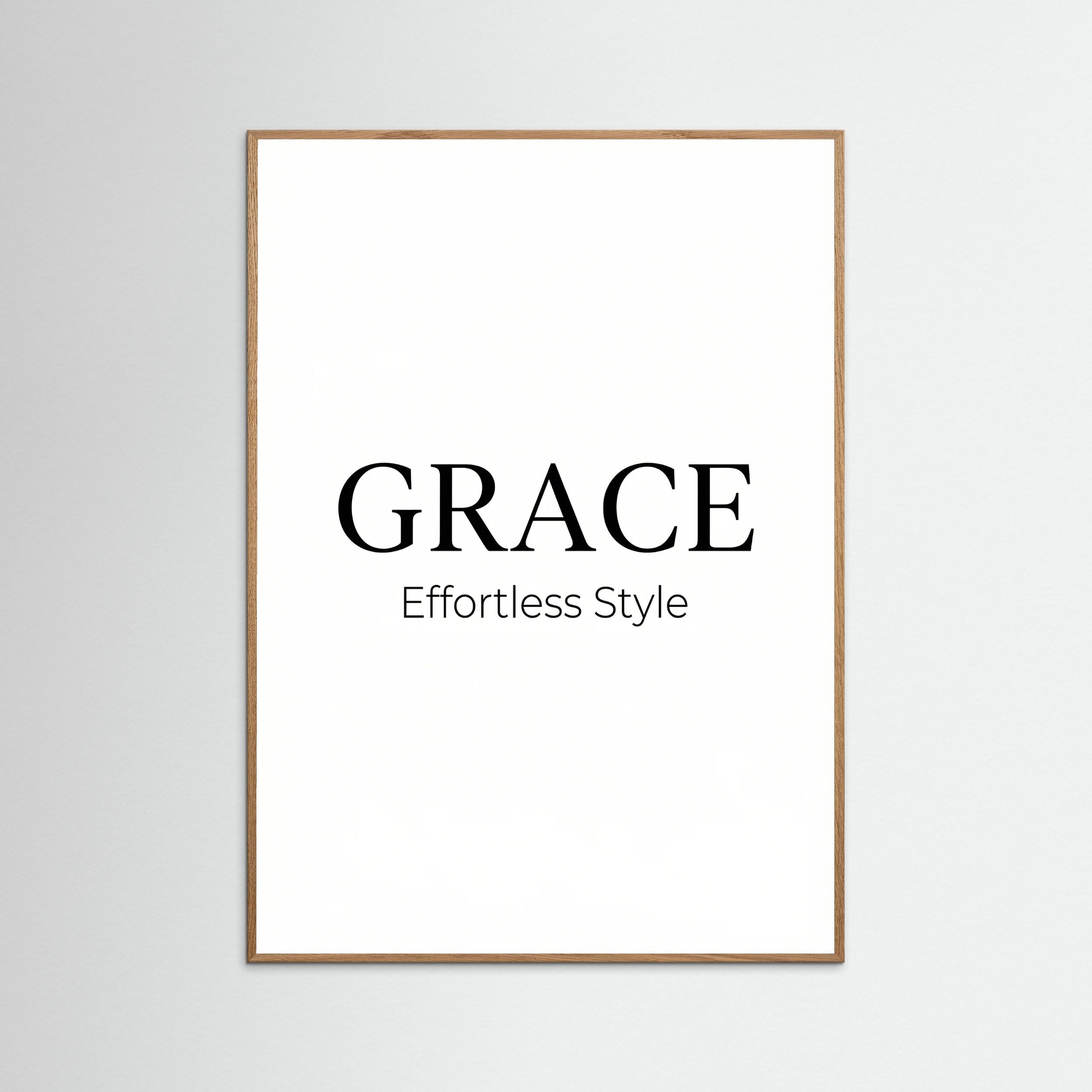 Oak Nature Coco Chic Typography