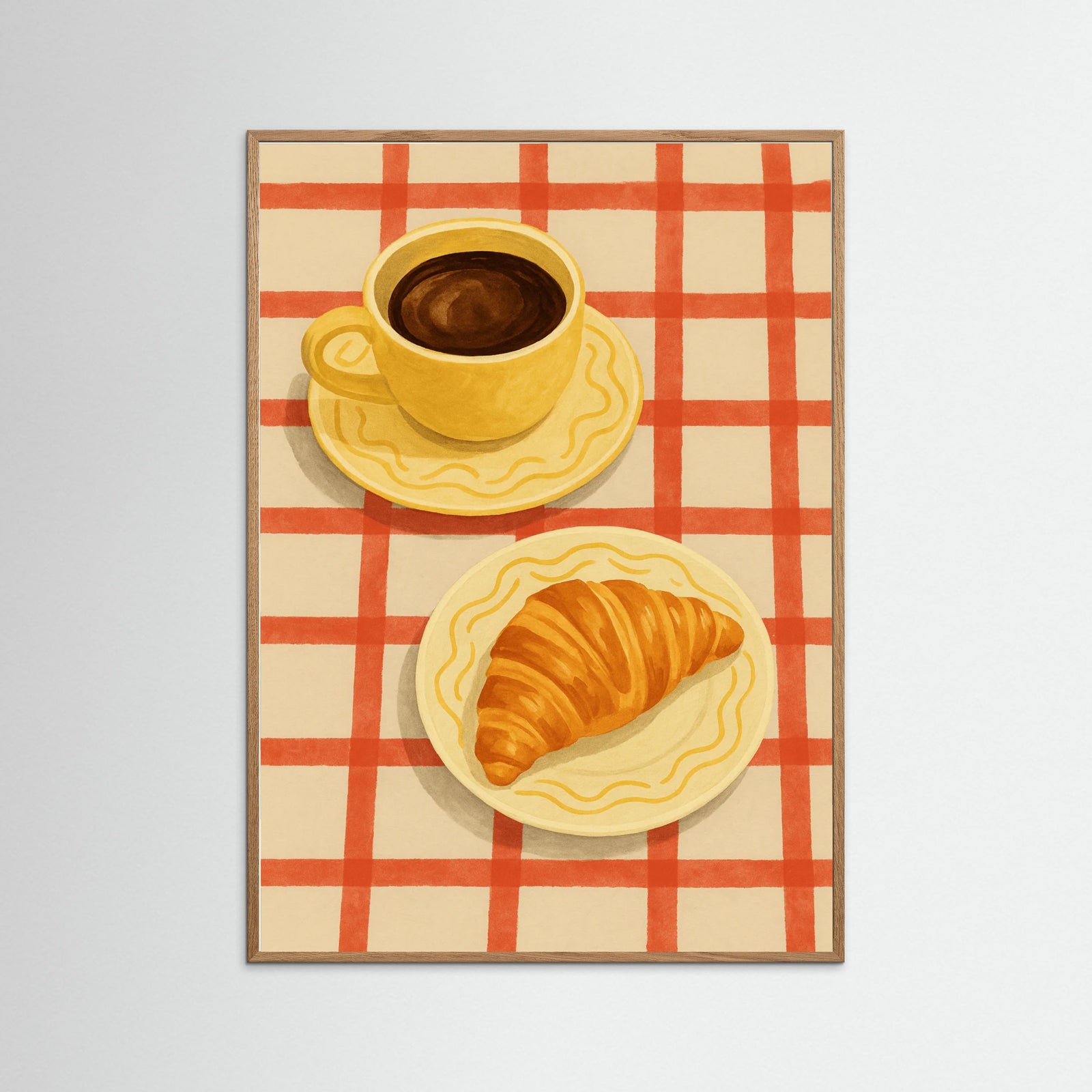 Oak Nature Coffee and Croissant